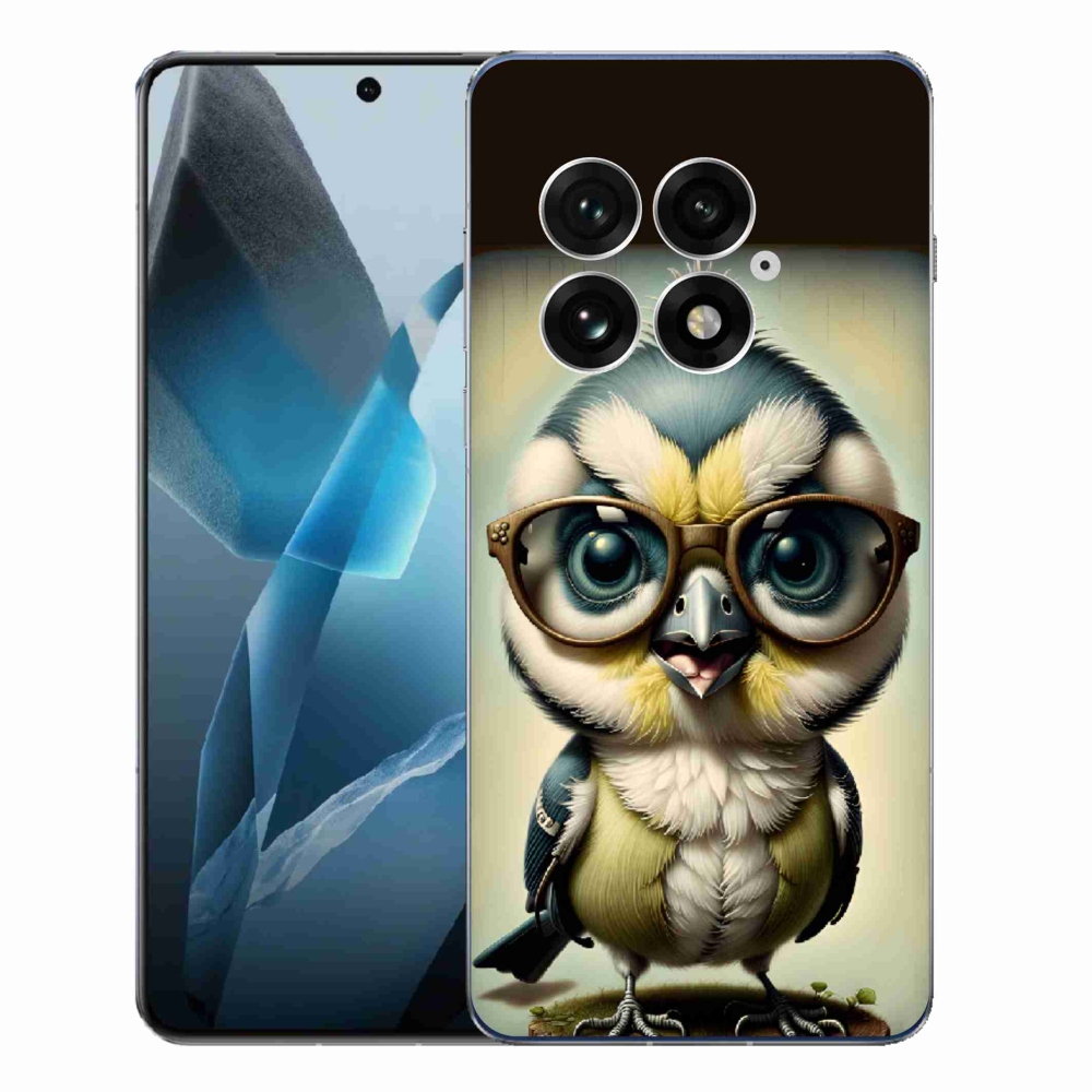 Zselés borítás mmCase a One Plus 13-hoz - cub szemüveggel