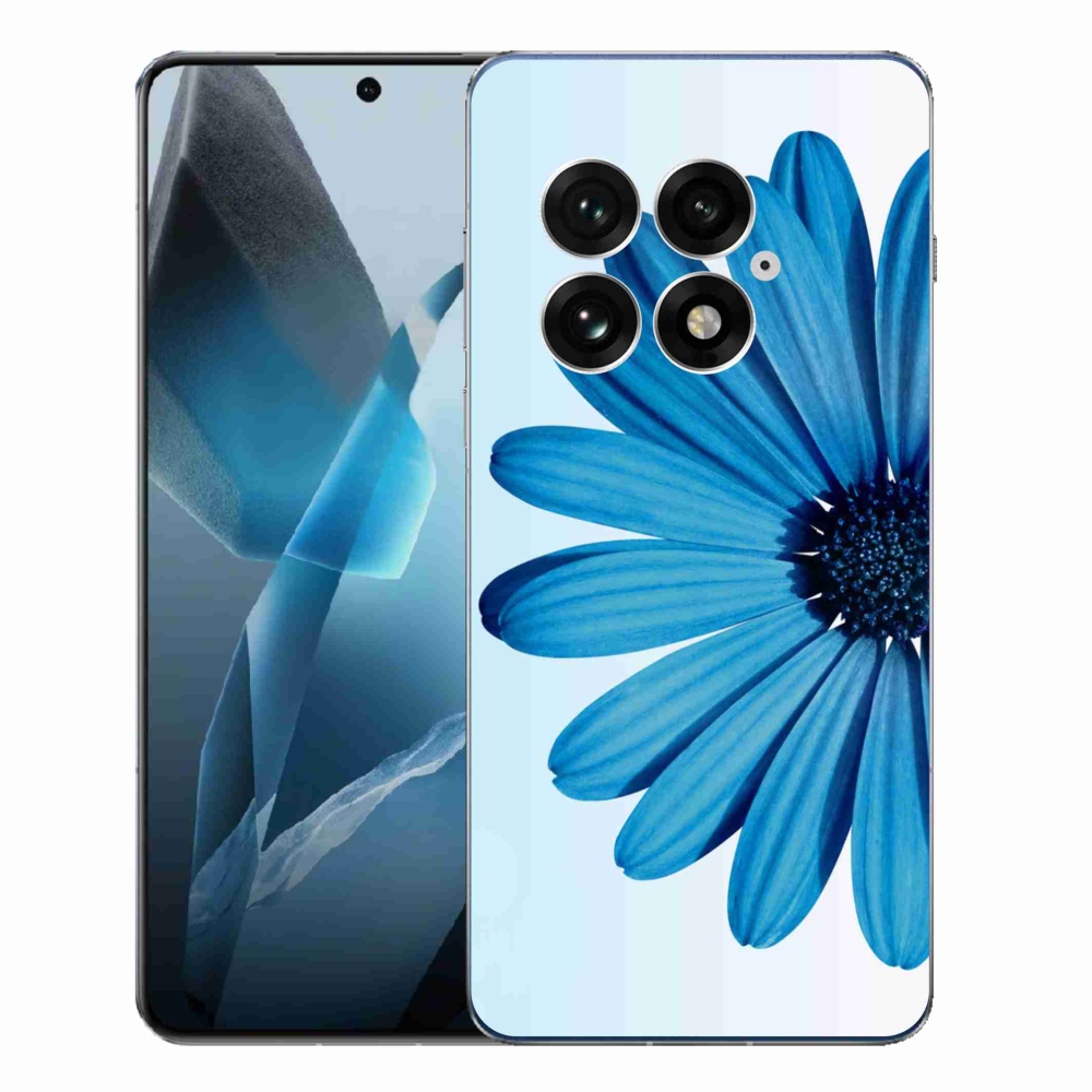 Zselés tok mmCase One Plus 13-hoz - kék margaréta