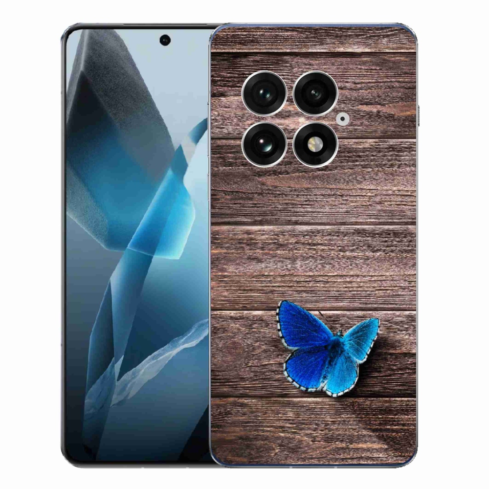 Zselés tok mmCase a One Plus 13-hoz - kék pillangó 1