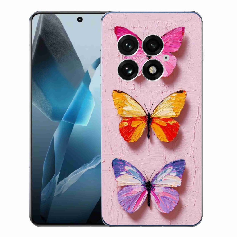 Zselés borítás mmCase a One Plus 13-hoz - pillangó szentháromság