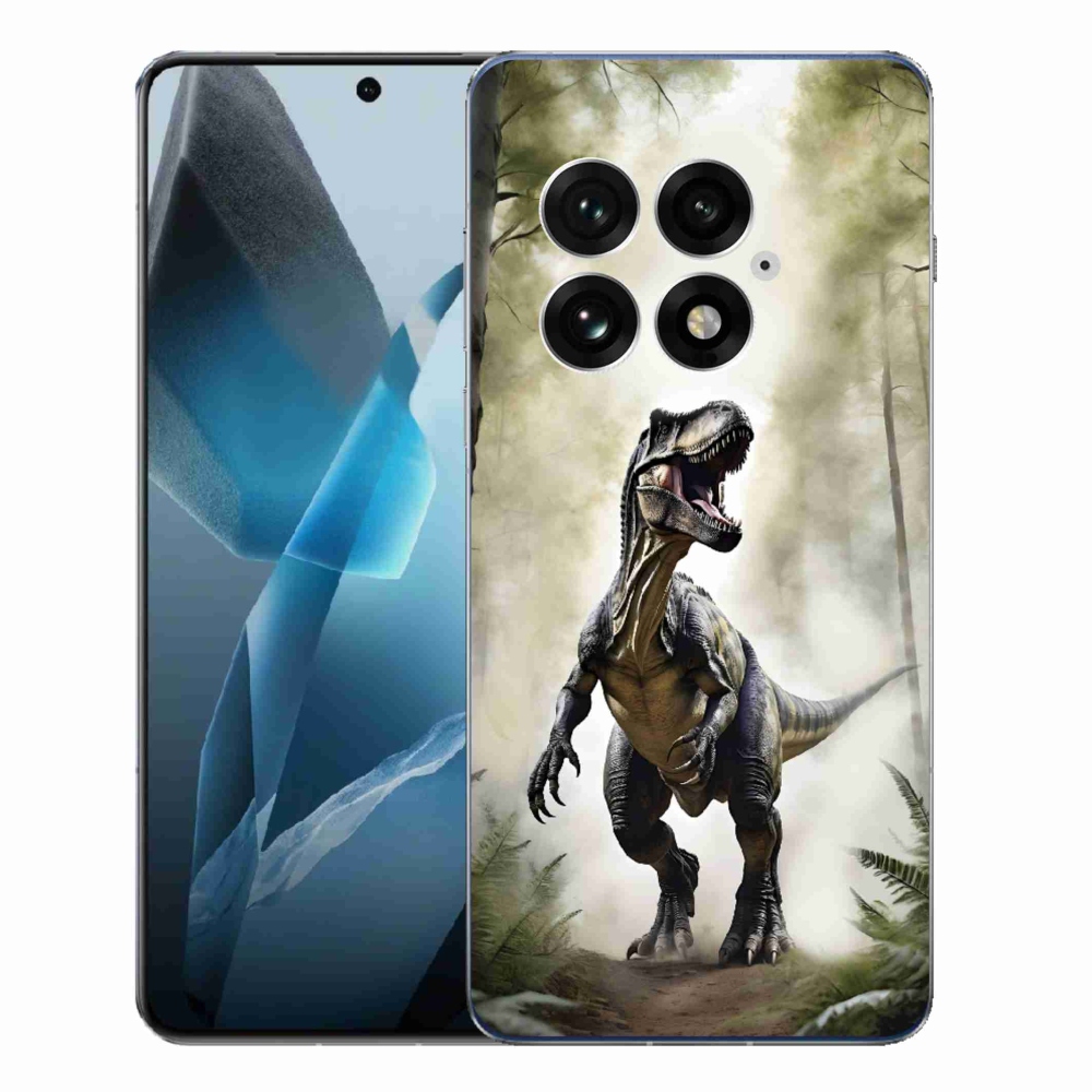 Zselés borítás mmCase a One Plus 13-hoz - dühös T-Rex