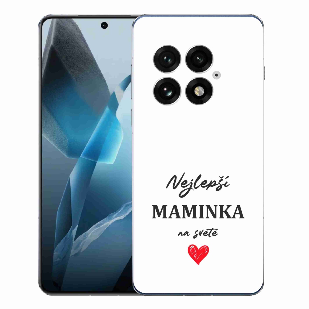 Gél borítás mmCase on One Plus 13 - Best Mom 1 Fehér háttér