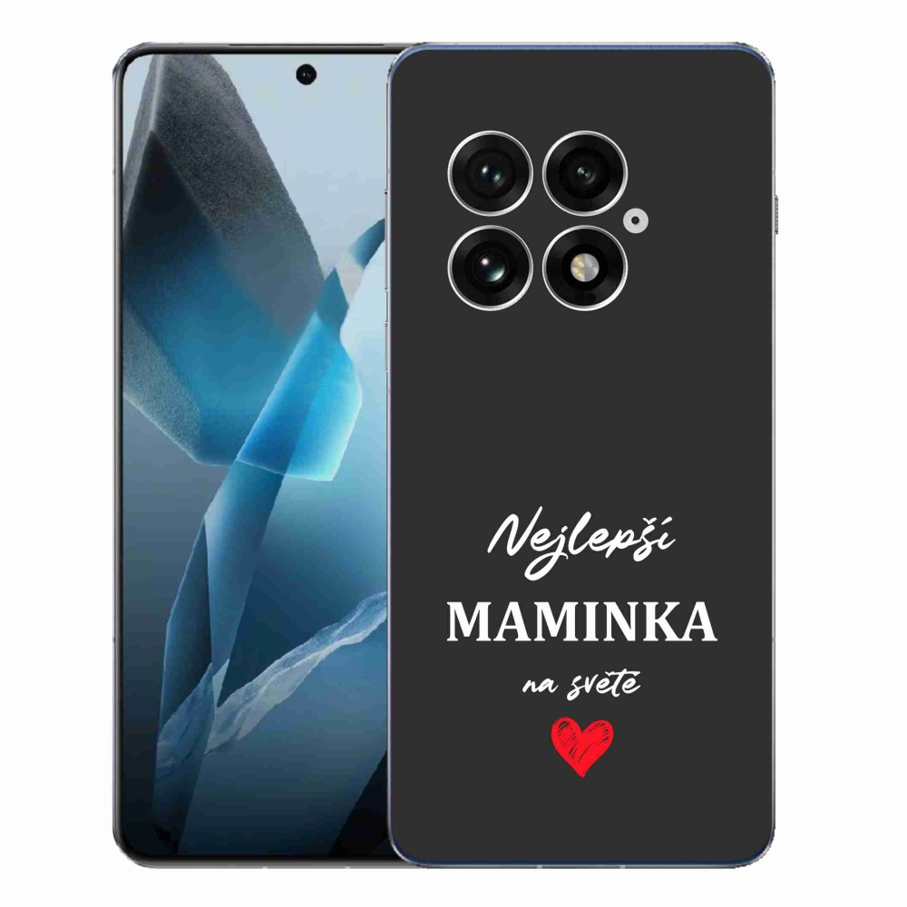 Gél borítás mmCase on One Plus 13 - Best Mom 1 fekete háttér