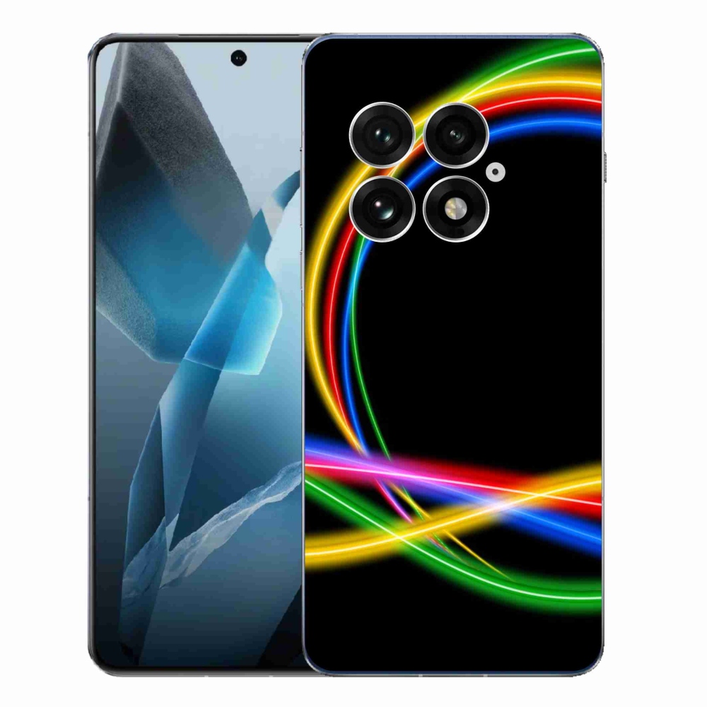 Zselés borítás mmCase a One Plus 13-on - neon körök