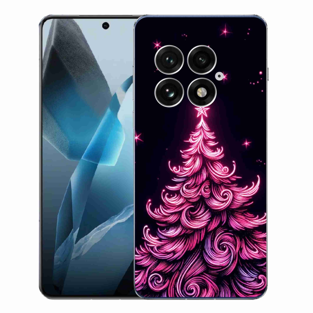 Gél borítás mmCase on One Plus 13 - neon karácsonyfa 2