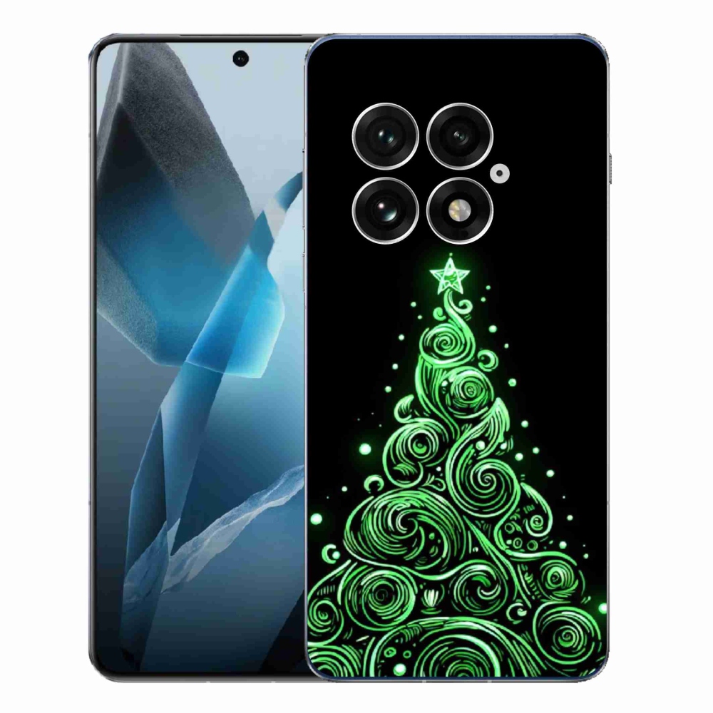 Gél borítás mmCase on One Plus 13 - neon karácsonyfa 3
