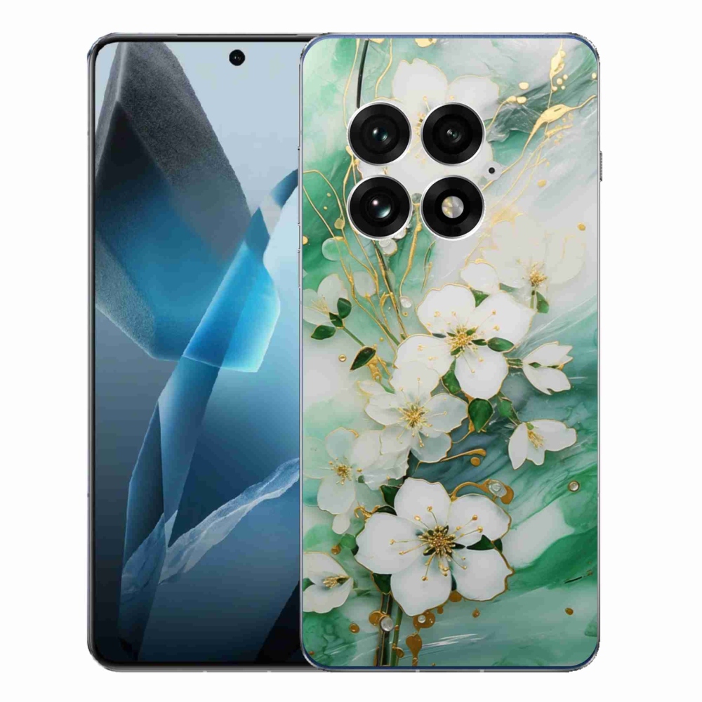 Zselés borító mmCase a One Plus 13-hoz - finom virágok