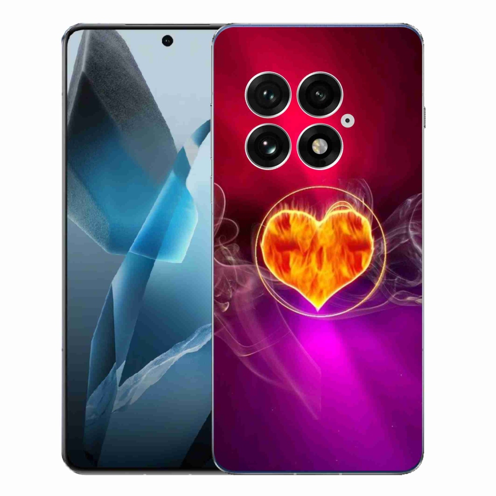 Gél borítás mmCase a One Plus 13 készülékhez - tüzes szív