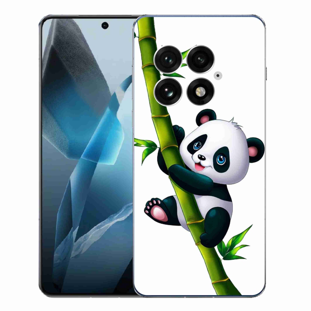 Gél borítás mmCase a One Plus 13-hoz - panda a bambuszon