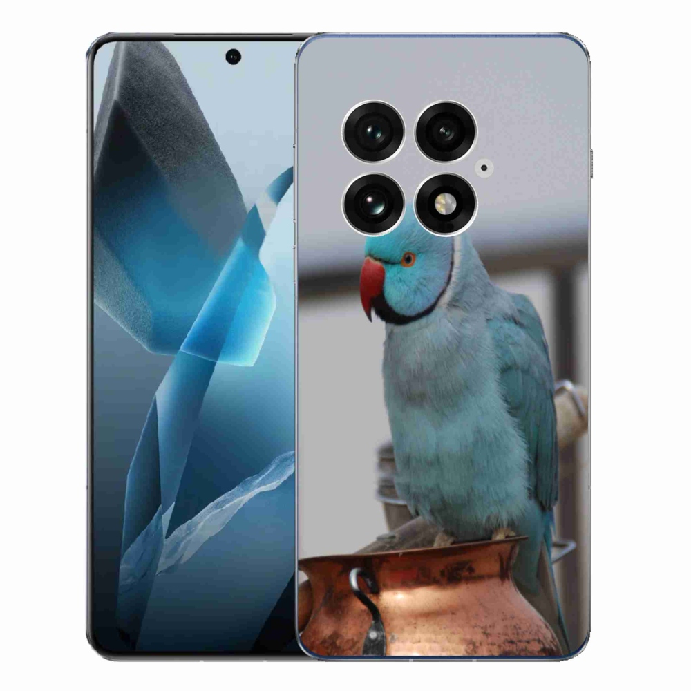 Zselés tok mmCase One Plus 13-hoz - papagáj alexander kék