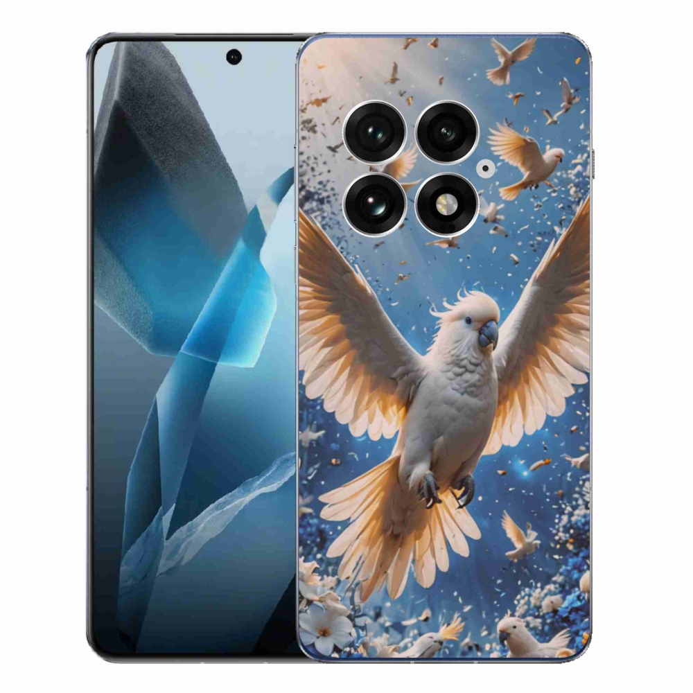 Zselés borítás mmCase a One Plus 13-hoz - kakadu papagáj