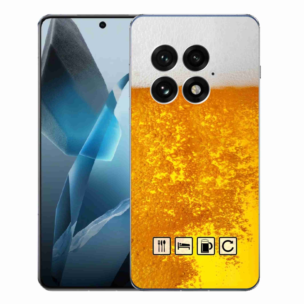 Zselés borítás mmCase a One Plus 13-hoz - sör motívum 3