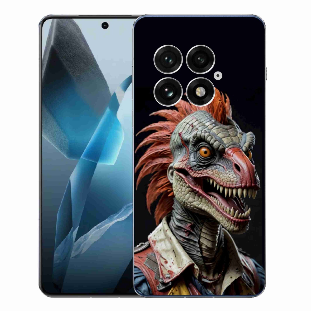 Gél borítás mmCase a One Plus 13-on - punk dinoszaurusz