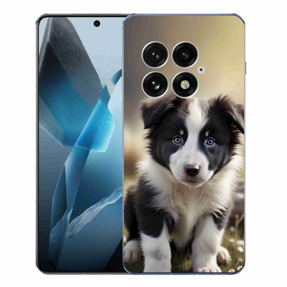 Zselés borítás mmCase a One Plus 13-hoz - aranyos border collie
