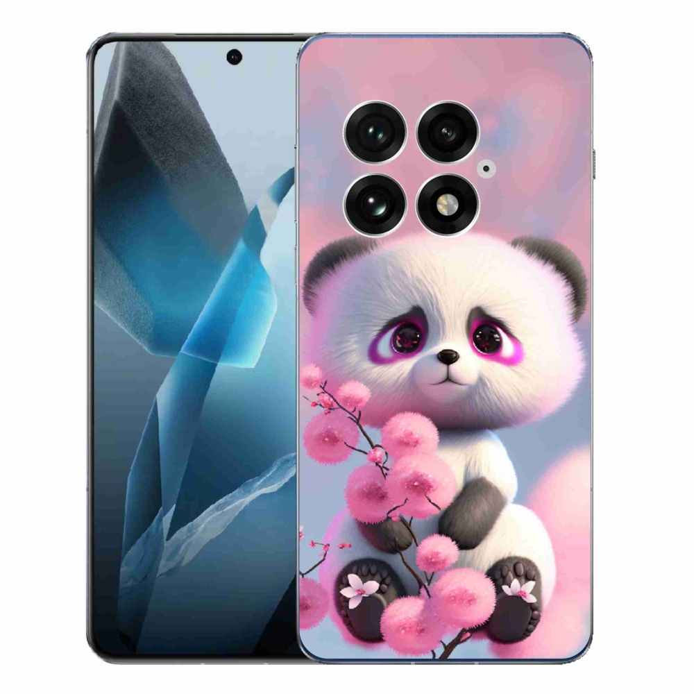 Gél védőhuzat mmCase a One Plus 13-hoz - aranyos panda 1