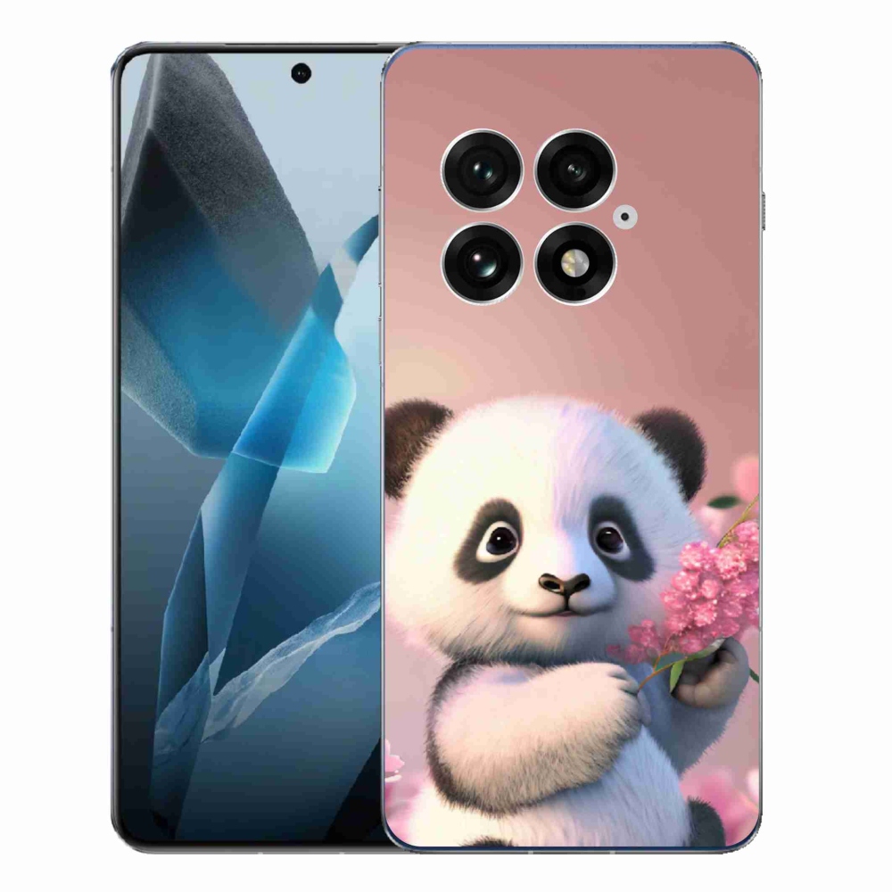 Zselés borítás mmCase One Plus 13-hoz - aranyos panda