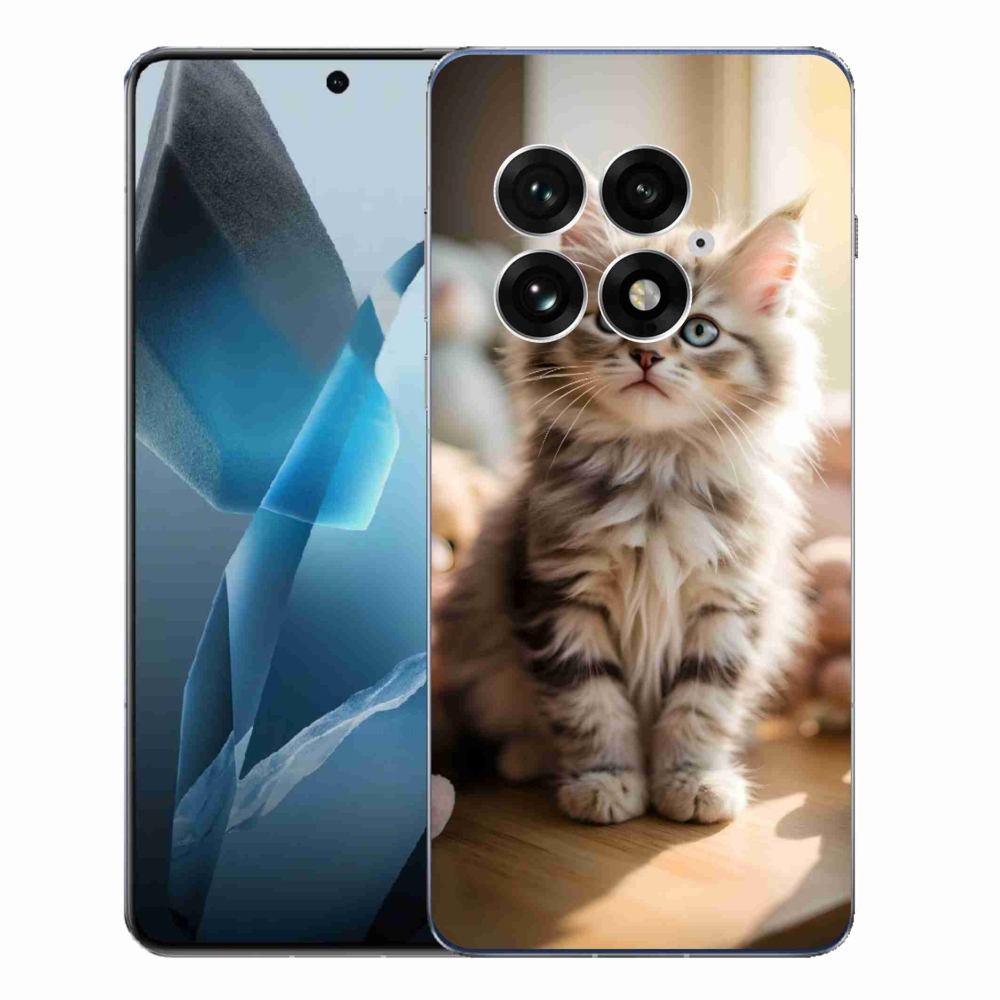 Zselés borítás mmCase a One Plus 13-hoz - aranyos cica 10
