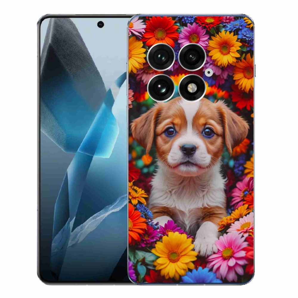 Zselés borítás mmCase a One Plus 13-hoz - aranyos kiskutya