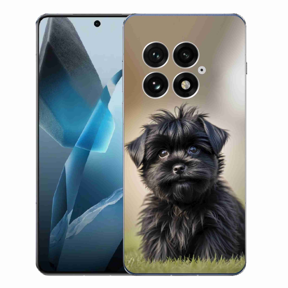 Gél borítás mmCase a One Plus 13-hoz - aranyos fekete kutya