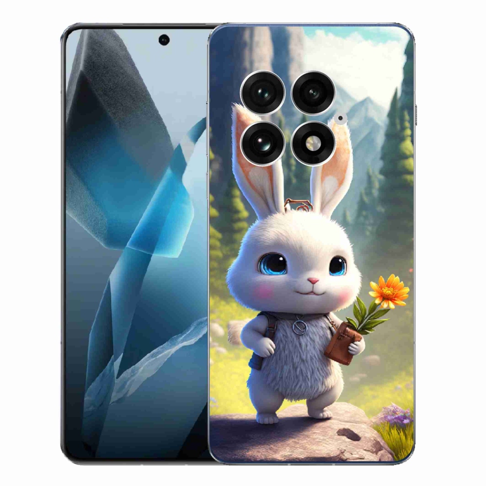 Zselés borítás mmCase One Plus 13-hoz - aranyos nyuszi