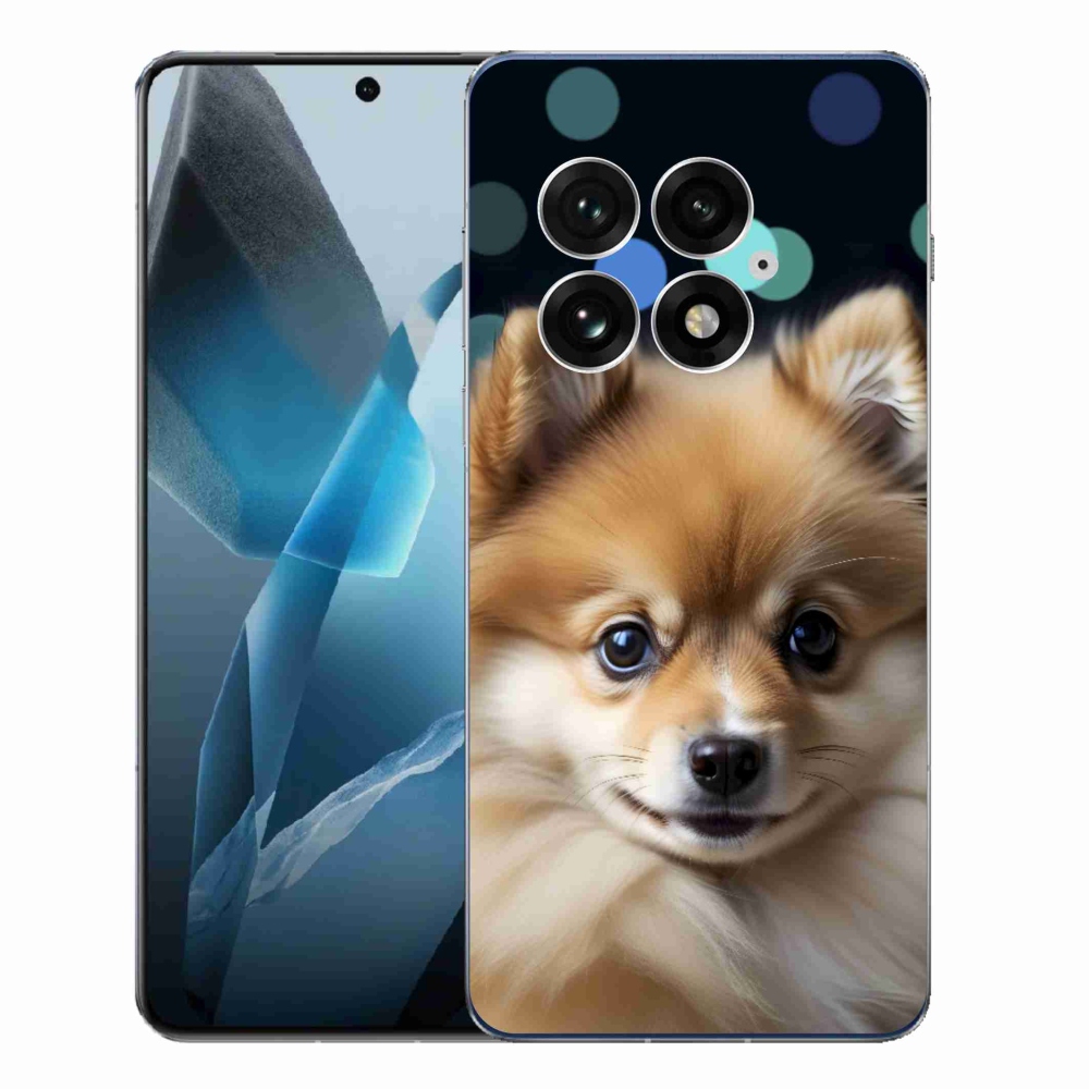 Zselés borító mmCase a One Plus 13-hoz - aranyos pomerániai kutya