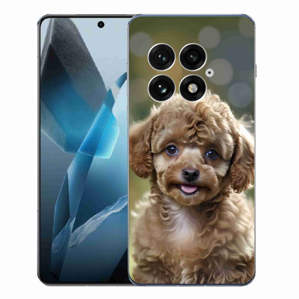 Zselés borítás mmCase a One Plus 13-hoz - aranyos uszkár