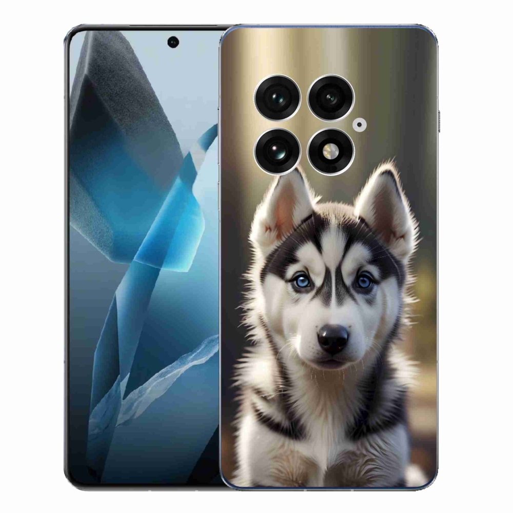 Gél borítás mmCase a One Plus 13-hoz - aranyos szibériai husky