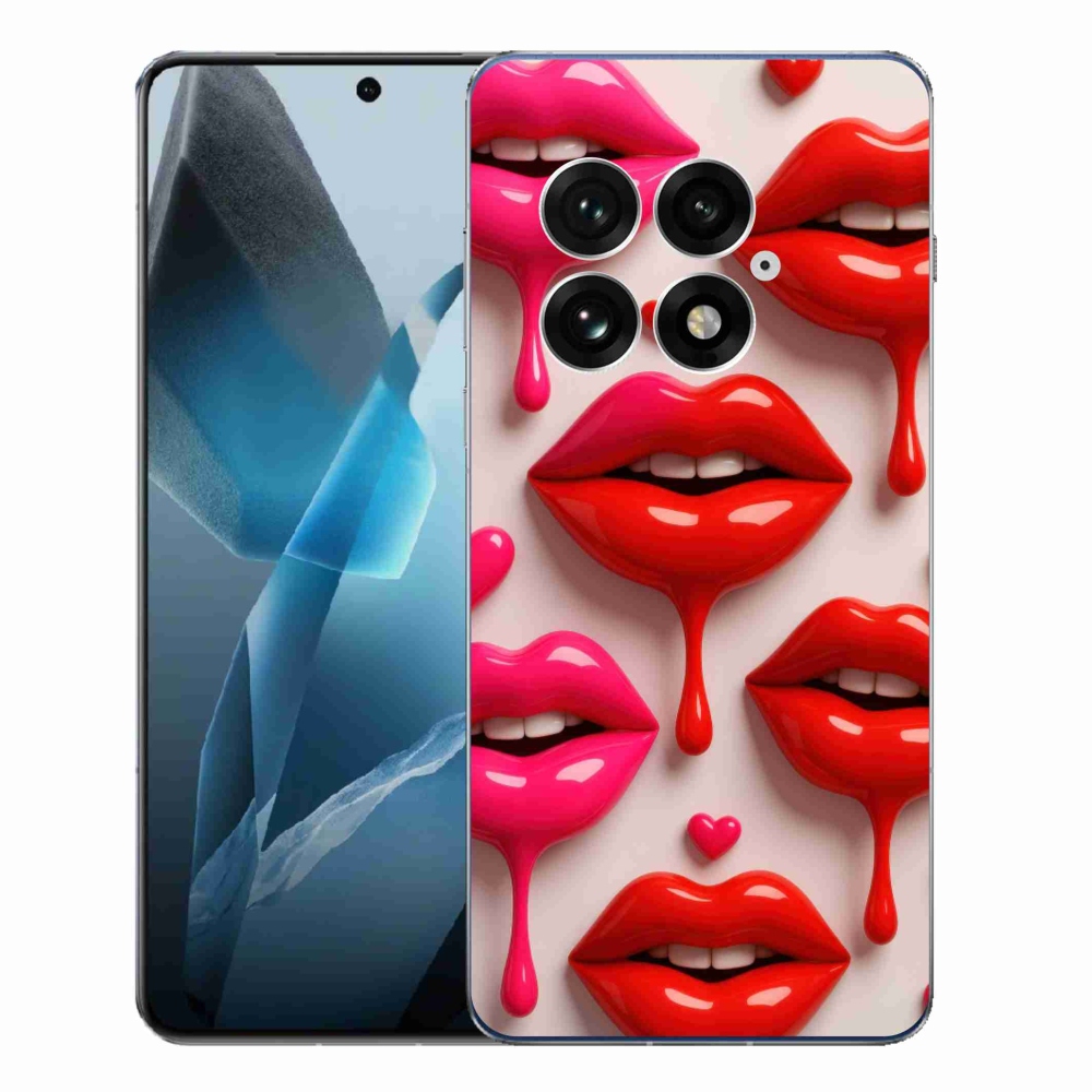 Zselés borítás mmCase a One Plus 13-hoz - ajkak 2