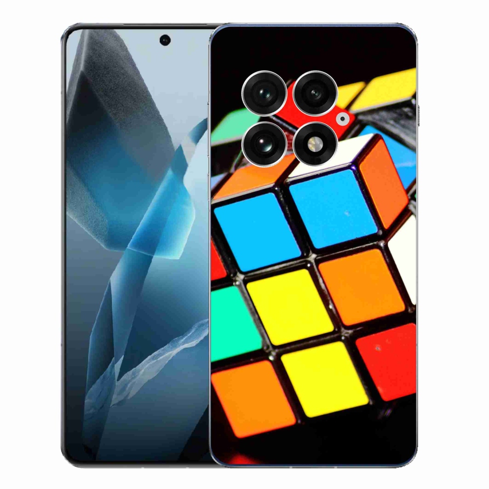 Zselés borítás mmCase a One Plus 13-hoz - Rubik-kocka