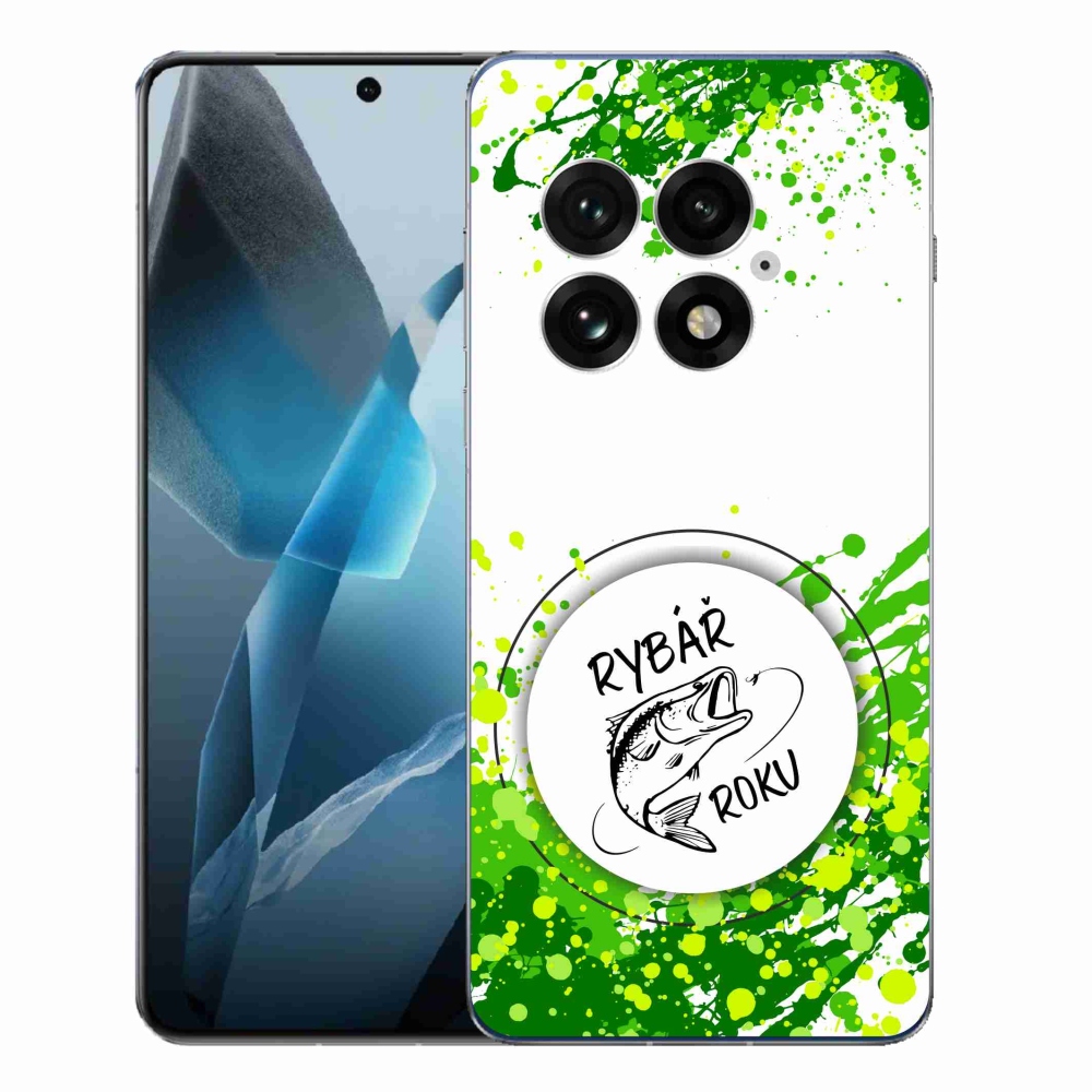 Gél borító mmCase on One Plus 13 - az év halászai fehér háttérrel