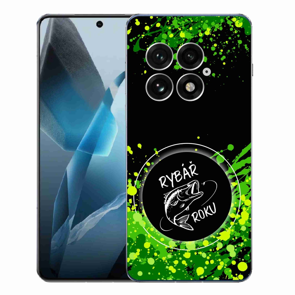 Gél borító mmCase on One Plus 13 - Az év halászának fekete háttere
