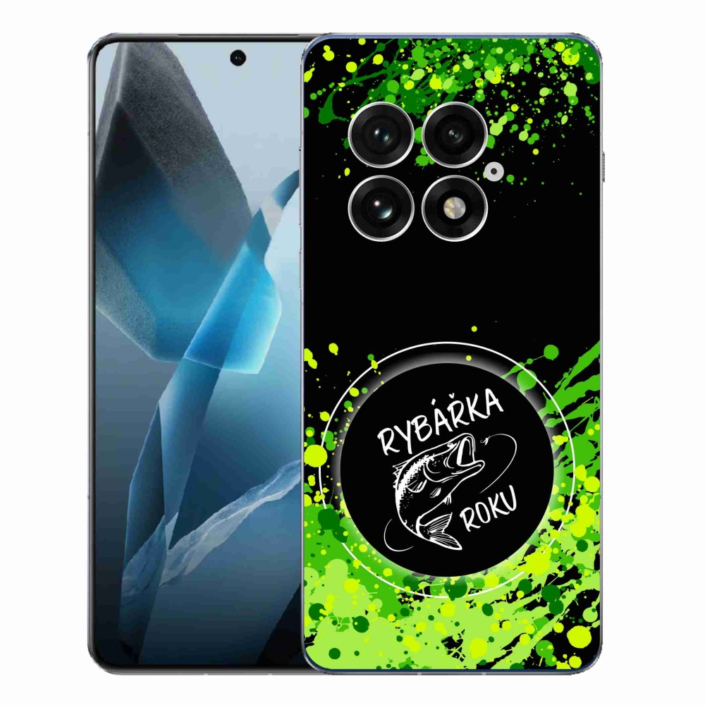 Gél borítás mmCase on One Plus 13 - Az év halászának fekete háttere