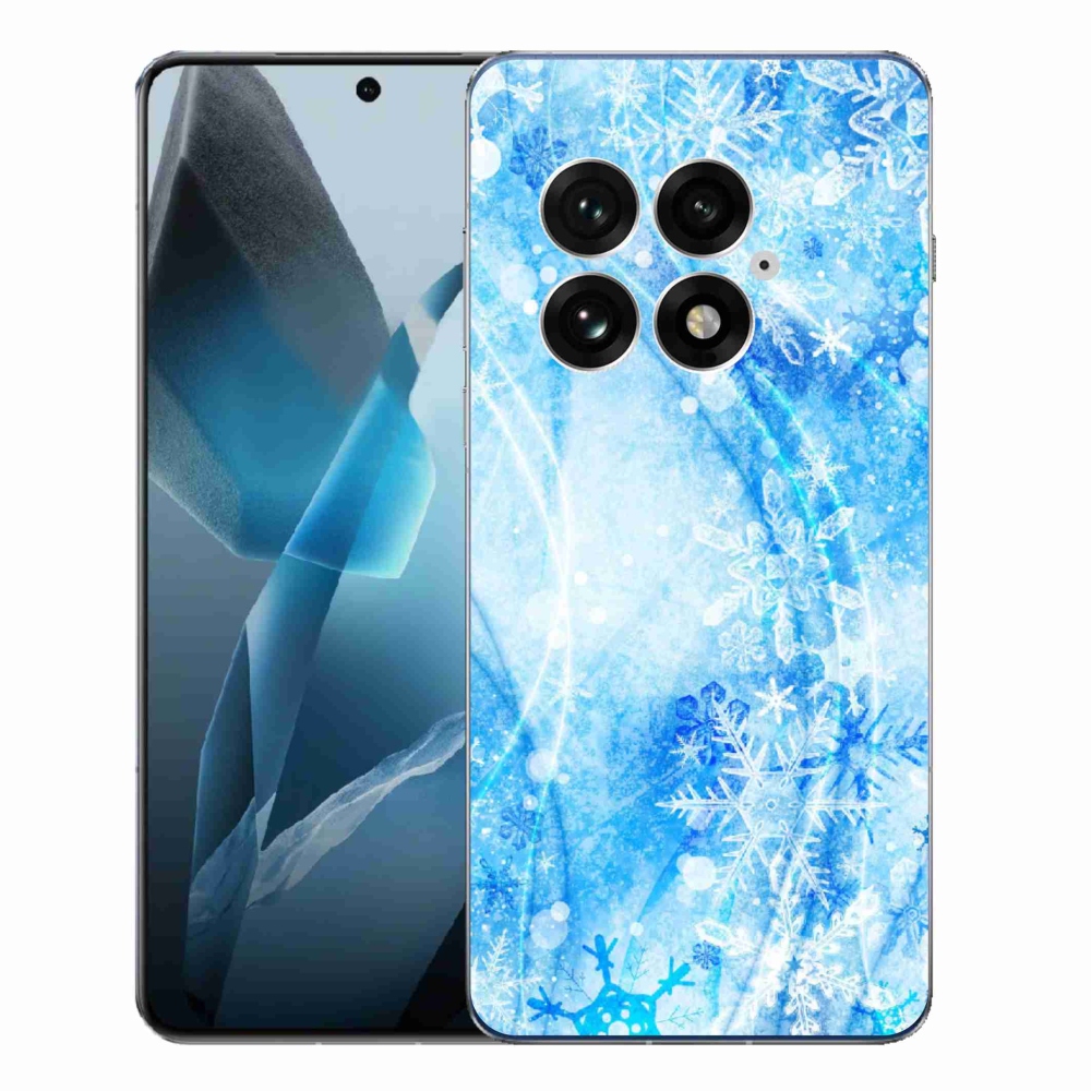Zselés borítás mmCase One Plus 13-hoz - hópelyhek