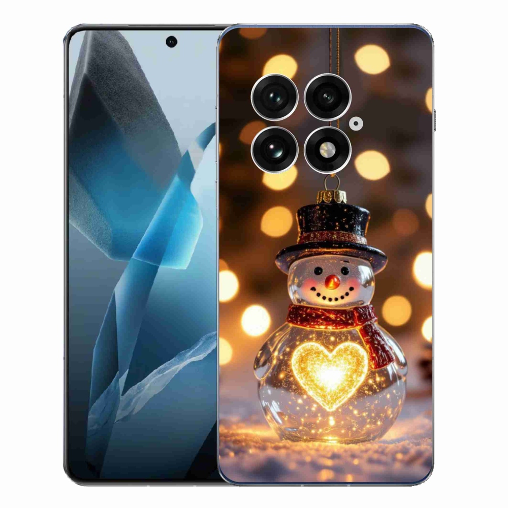 Gél borítás mmCase a One Plus 13-hoz - Karácsonyi hóember