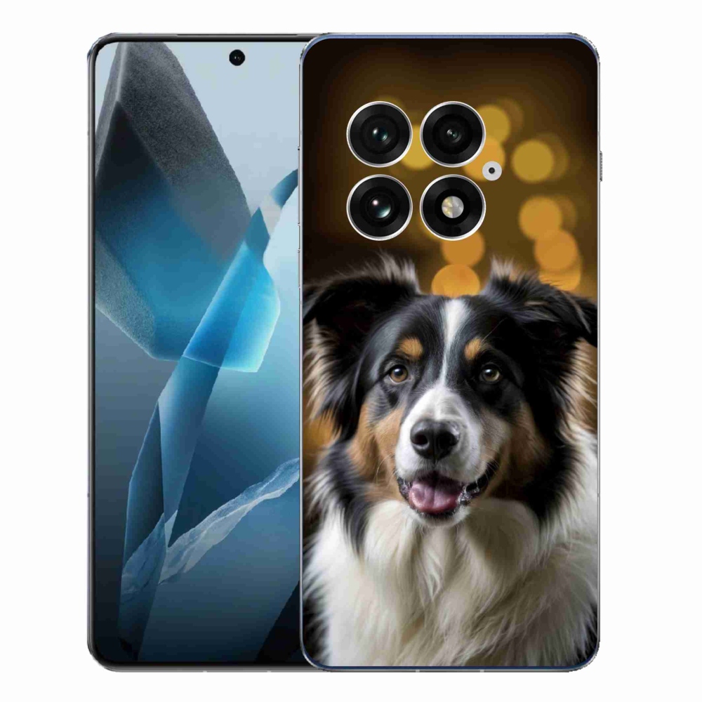 Zselés borítás mmCase for One Plus 13 - mosolygós ausztrál juhászkutya
