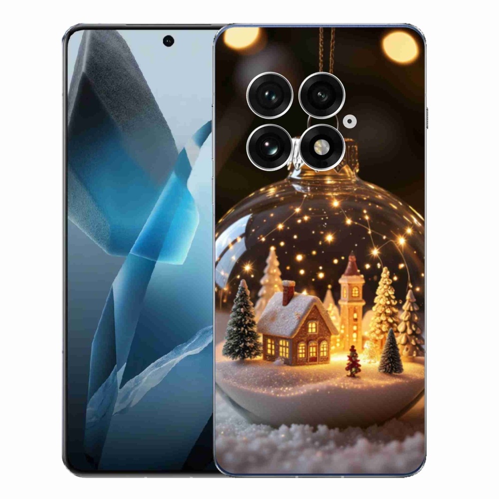 Gél borítás mmCase a One Plus 13-hoz - Karácsonyi gömbök 3