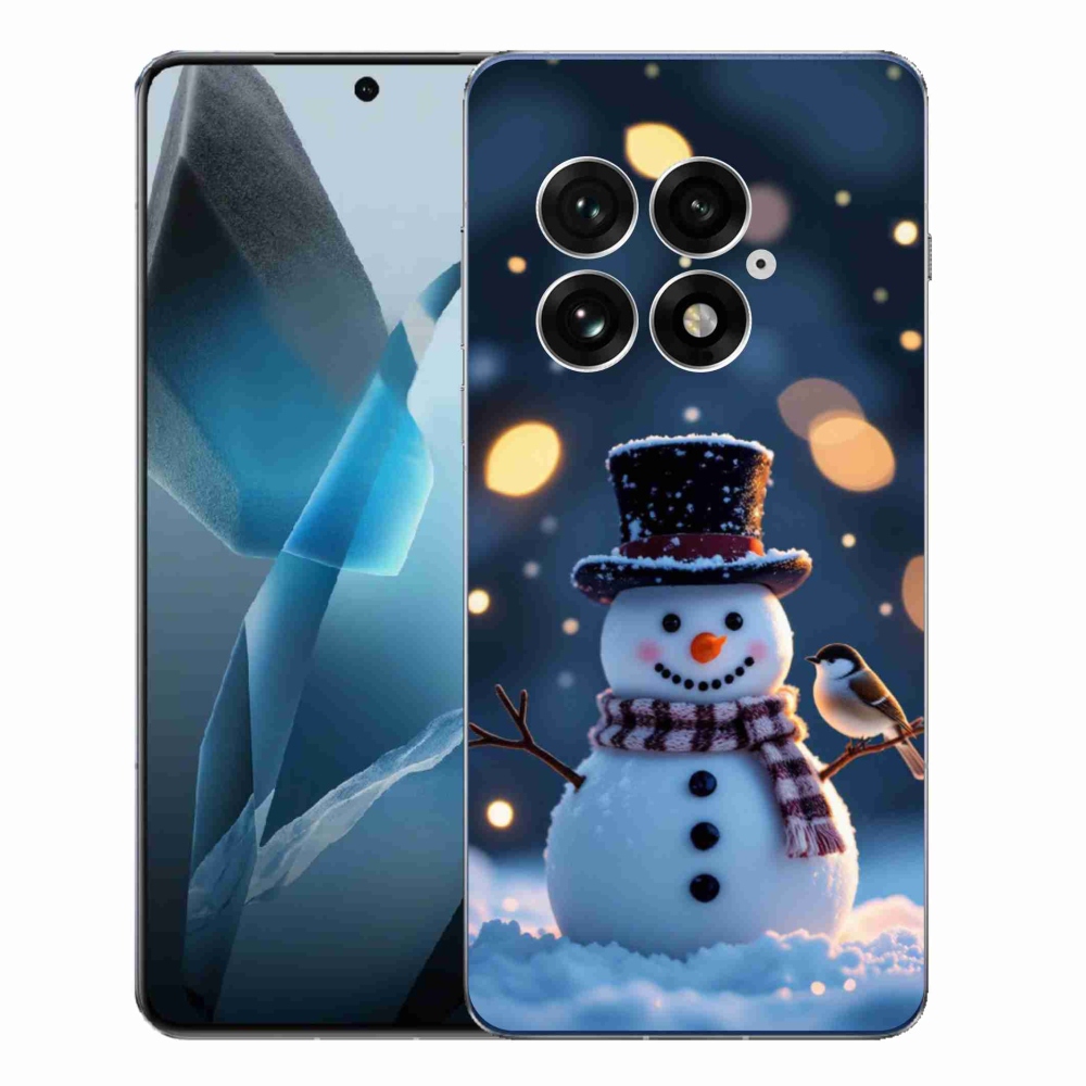 Gél borítás mmCase a One Plus 13-hoz - Karácsonyi hóember