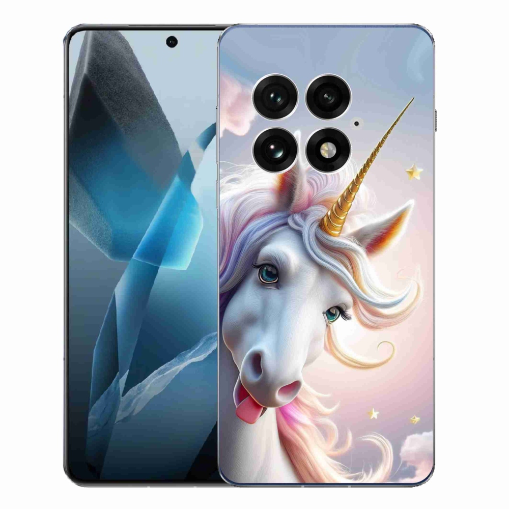 Gél borítás mmCase One Plus 13-hoz - vidám egyszarvú
