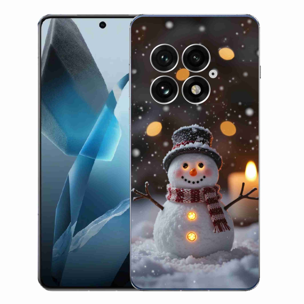 Gél borító mmCase a One Plus 13-hoz - boldog hóember