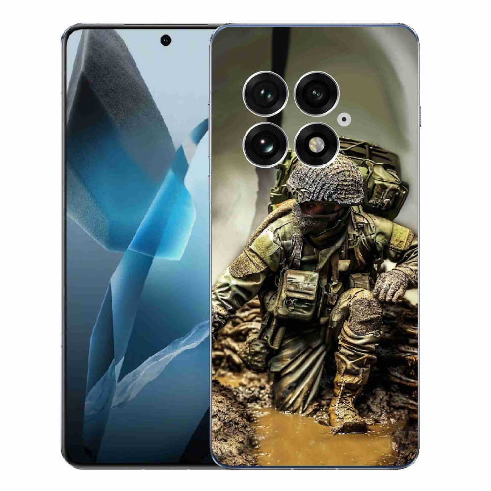 Zselés borítás mmCase a One Plus 13-hoz - katona
