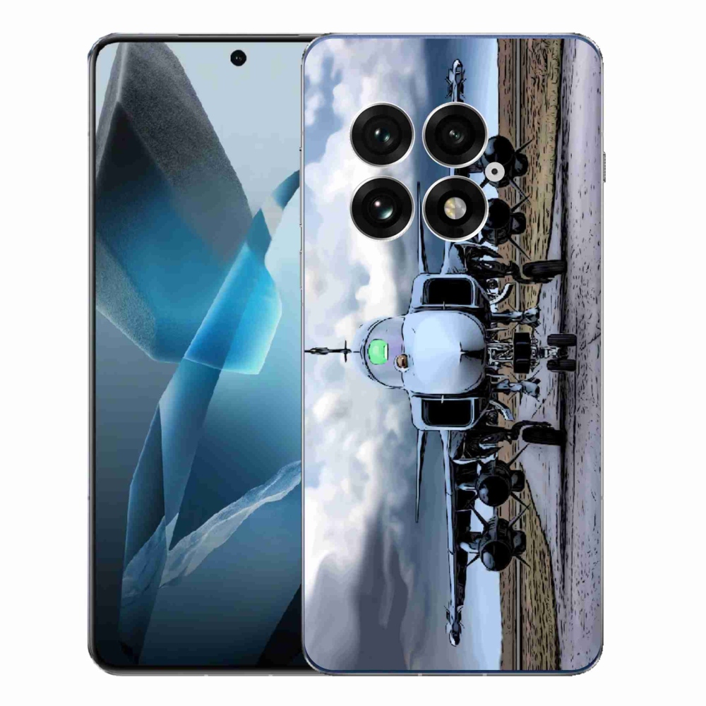 Zselés borítás mmCase a One Plus 13-hoz - katonai repülőgépekhez
