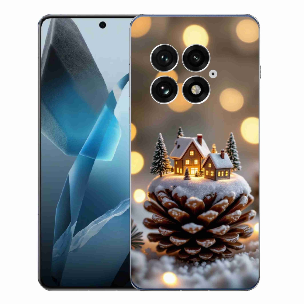 Zselés borítás mmCase a One Plus 13-hoz - téli falu