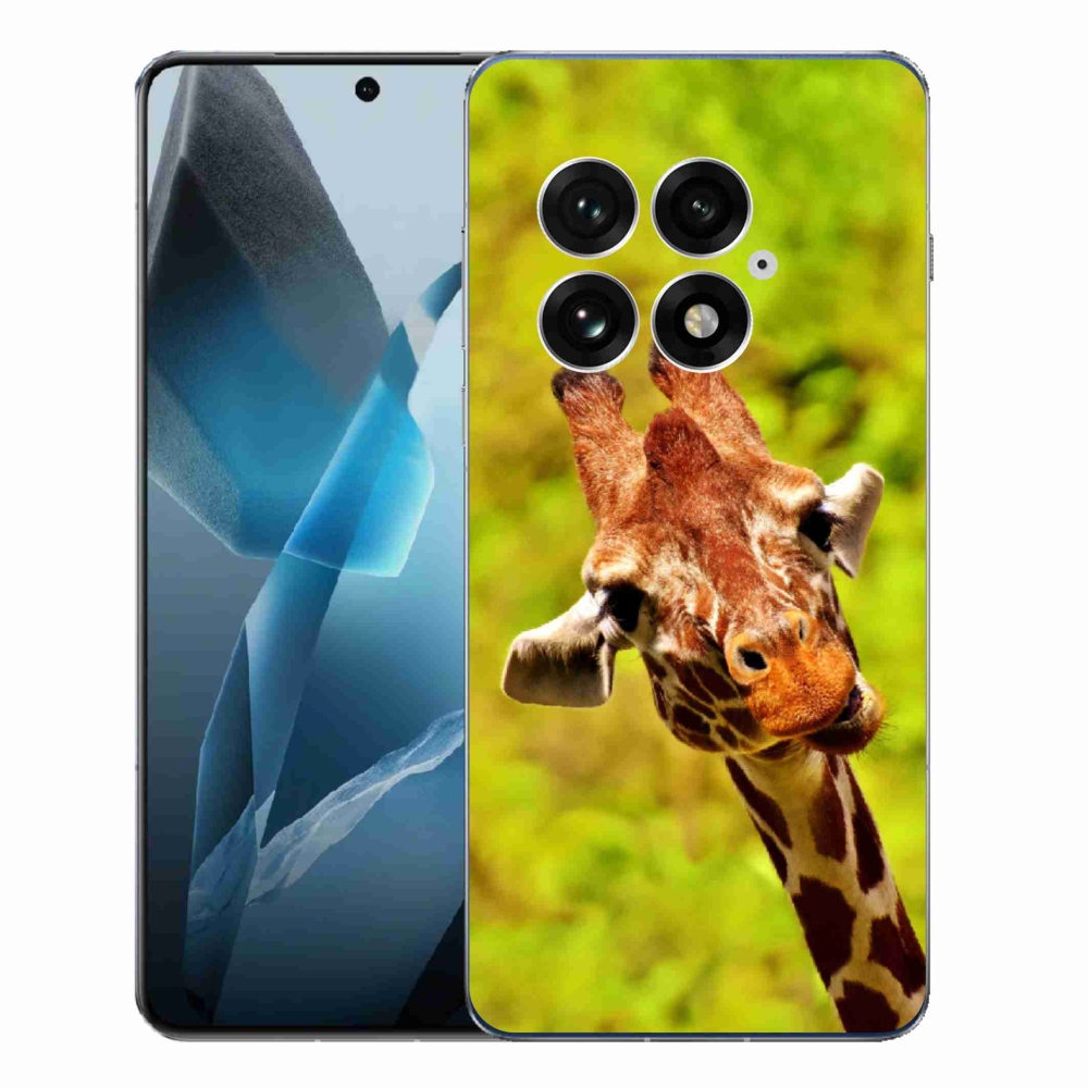 Zselés tok mmCase One Plus 13-hoz - zsiráf