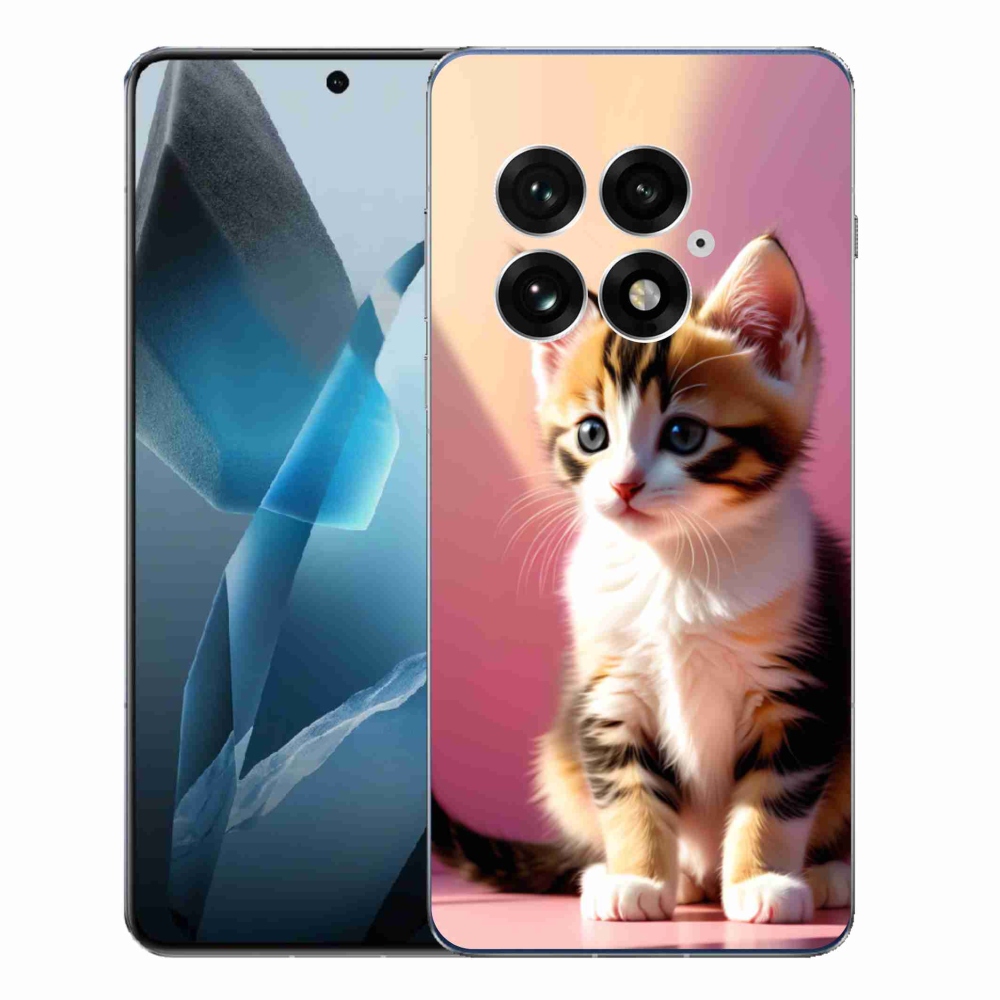 Zselés borítás mmCase a One Plus 13-hoz - kíváncsi cica 2