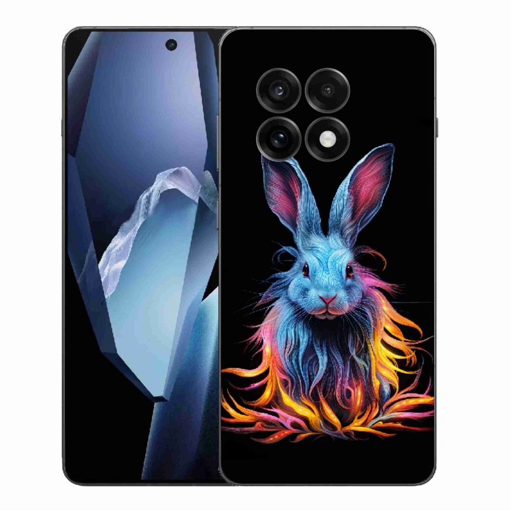 Zselés borítás mmCase on One Plus 13R - absztrakt nyúl