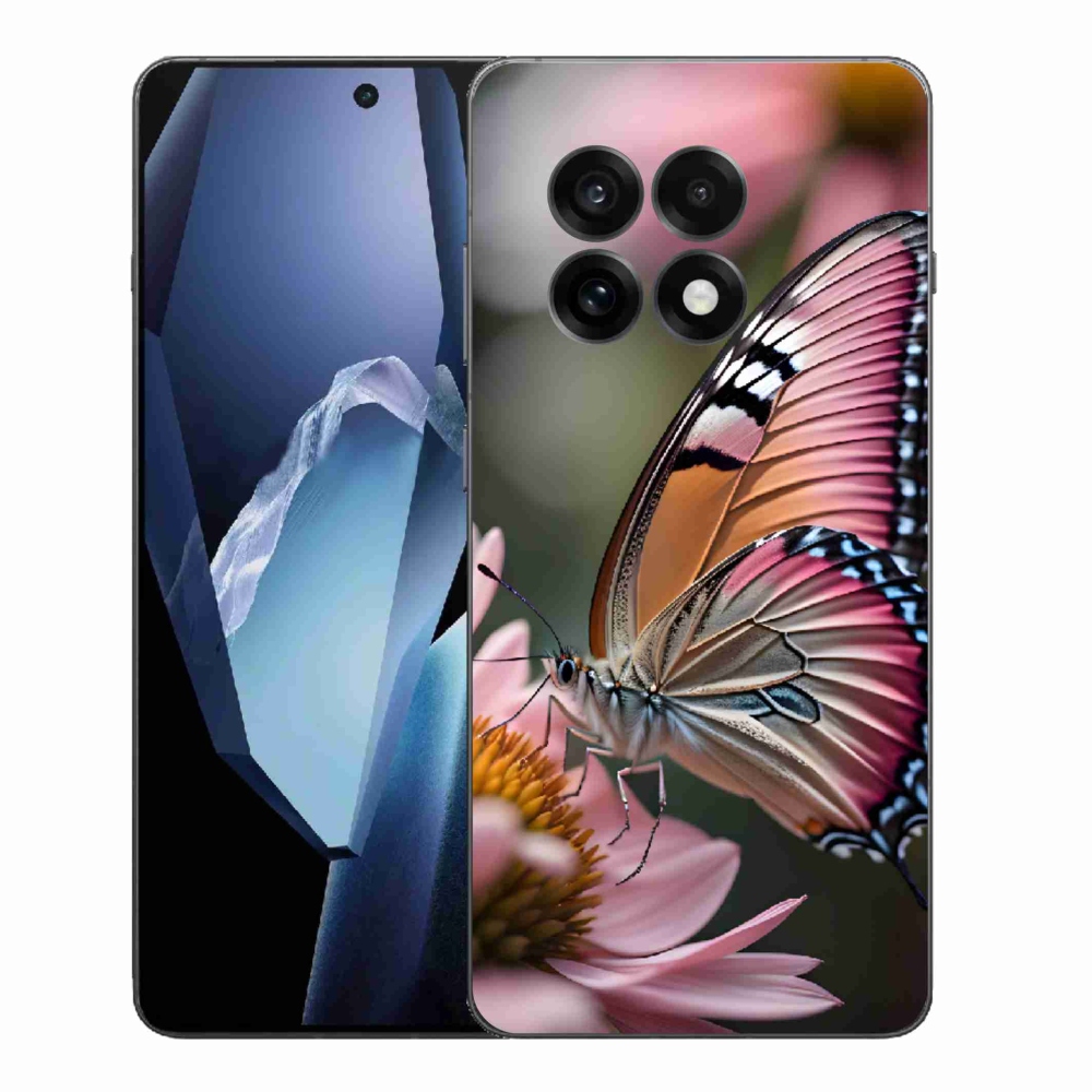 Zselés tok mmCase One Plus 13R készülékhez - színben pillangó