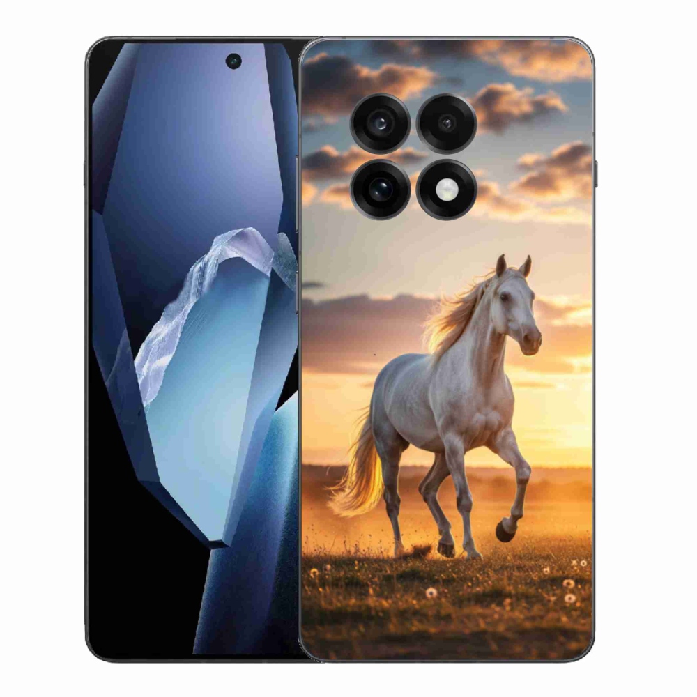 Zselés tok mmCase a One Plus 13R-hez - futó fehér ló 2