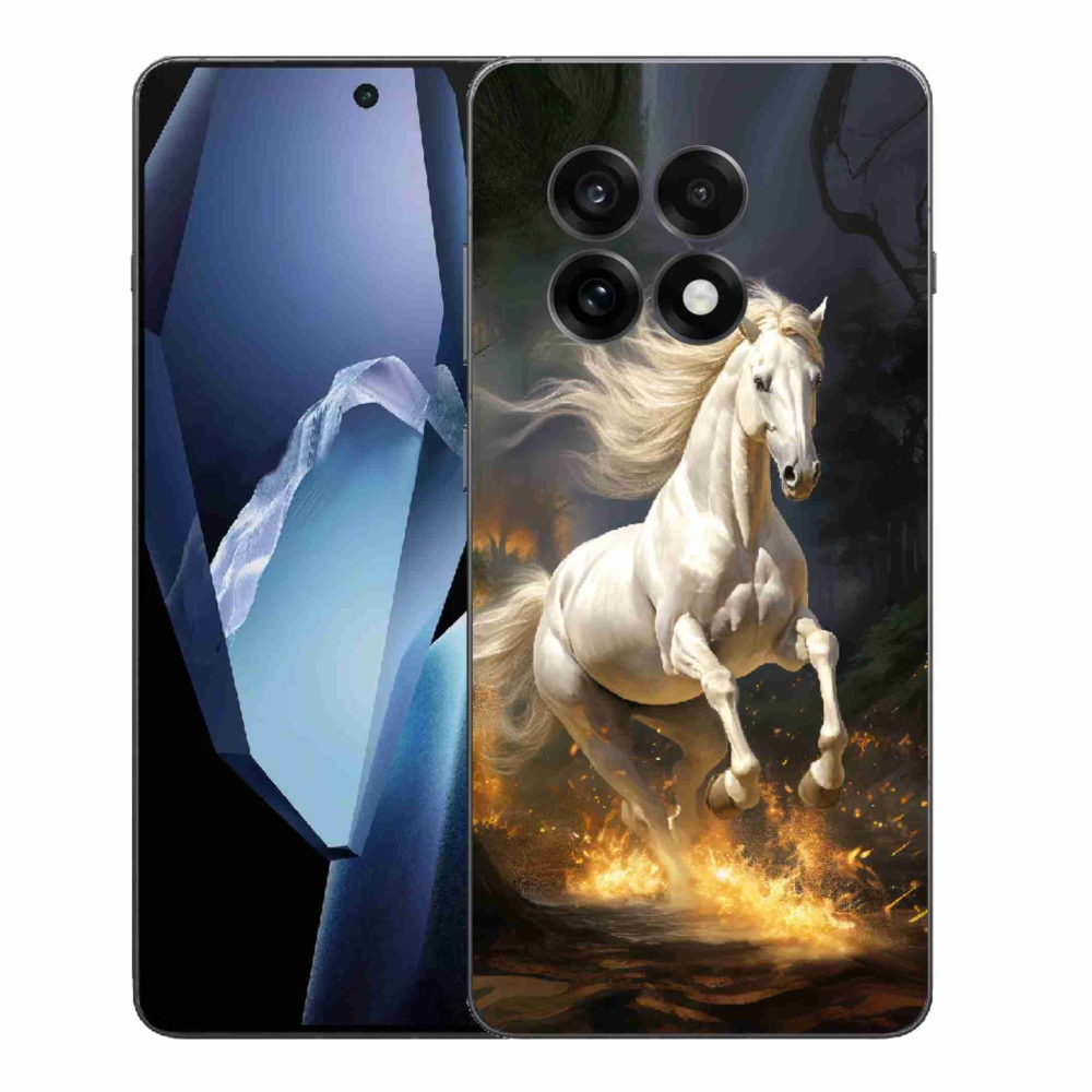 Zselés tok mmCase a One Plus 13R-hez - fehér ló 2