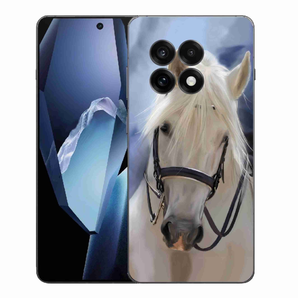 Zselés tok mmCase a One Plus 13R készülékhez - fehér ló