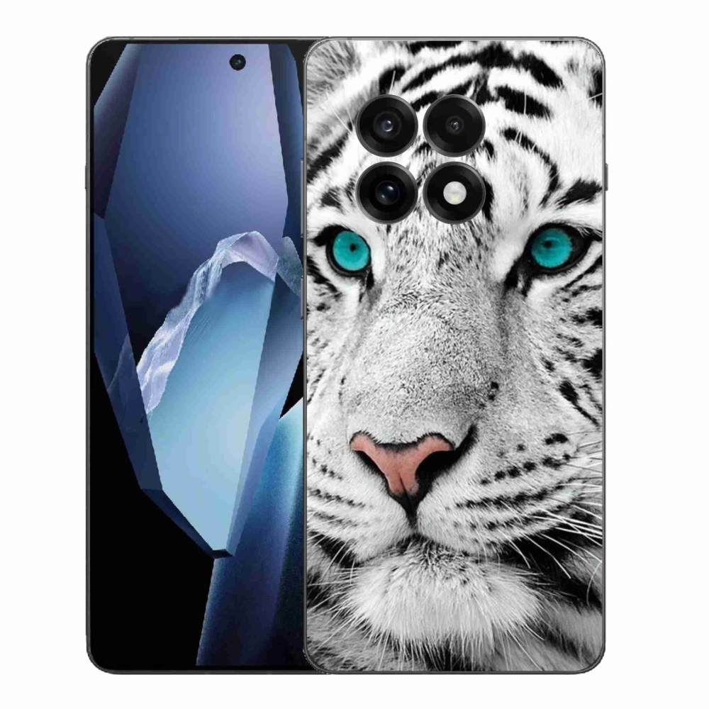 Zselés tok mmCase One Plus 13R-hez - fehér tigris